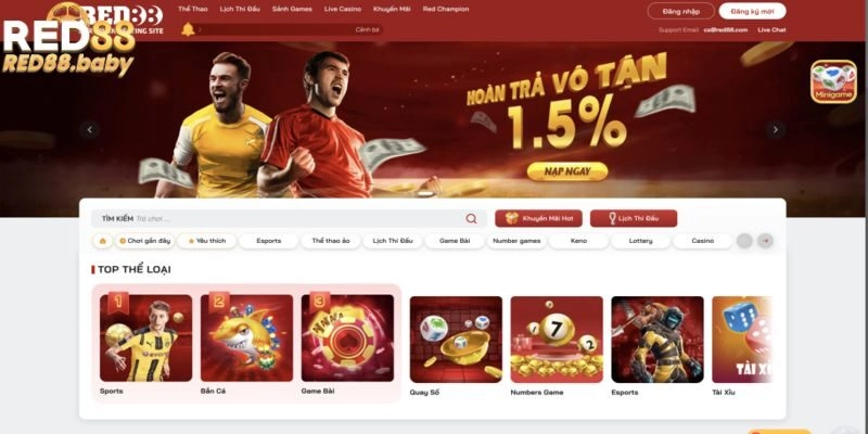 Khám phá kho game giải trí phong phú tại nhà cái Red88 Khám phá kho game giải trí phong phú tại nhà cái Red88