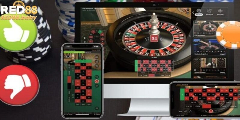 Sảnh live casino Red88 ấn tượng, hợp tác với nhiều đơn vị lớn Sảnh live casino Red88 ấn tượng, hợp tác với nhiều đơn vị lớn